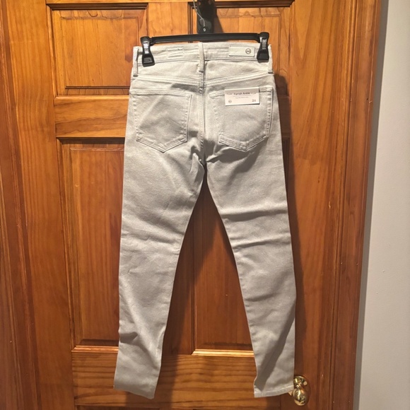 AG Adriano Goldschmied Farrah Skinny Ankle Jeans in Luminous Fade to Gray 24 NWT - Picture 3 of 10